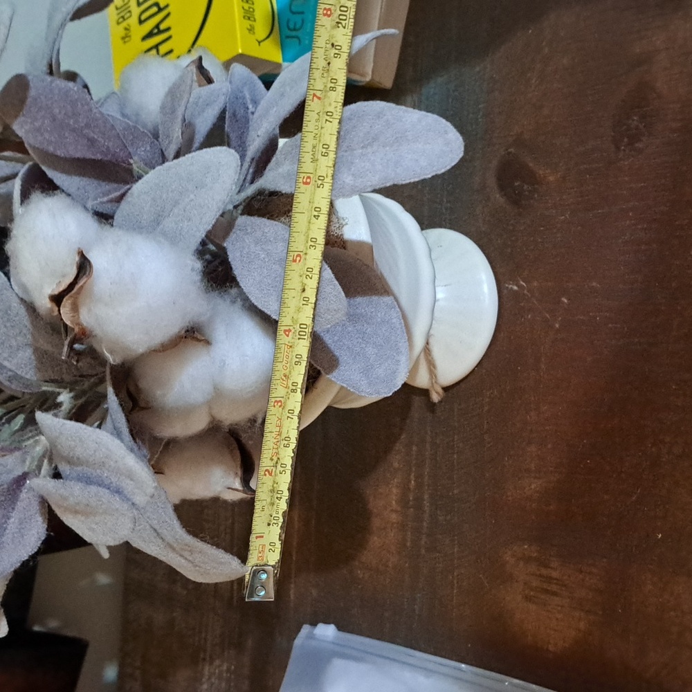 Elegant White Potted Faux Plant EUC - Picture 6 of 6